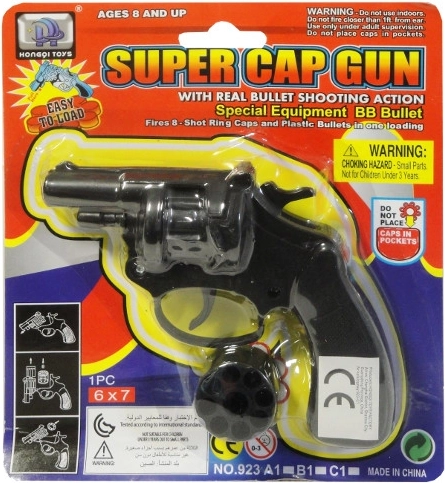 Plastic kindercapsulepistool