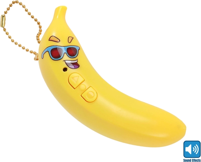 Pratende banaan met opnamefunctie, 10 cm