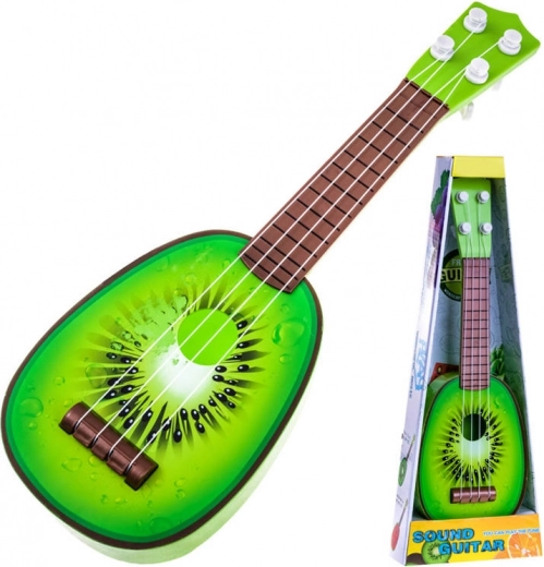 Kinderukulele – plastic gitaartje 37 cm – Fruitig