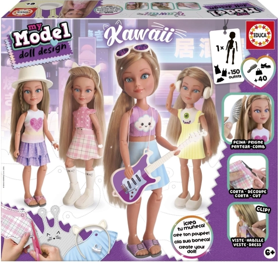 Educa My Model Doll Design creatieve set kawaii
