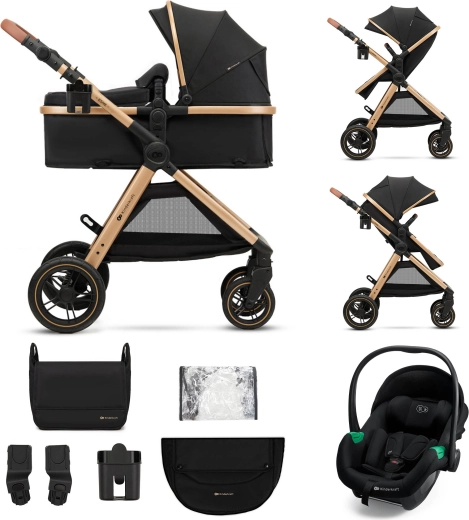 Kinderkraft combi kinderwagen 3-in-1 Esme Pro pure black