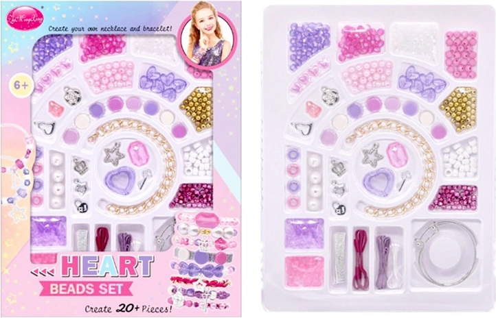 Kleurige kralen voor het maken van armbanden voor kinderen