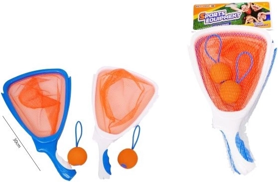 Catchball-set met afschietballetjes