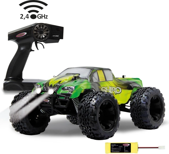 Jamara Shiro RC monstertruck 4WD 1:10 2,4 GHz met LED en NiMH-accu