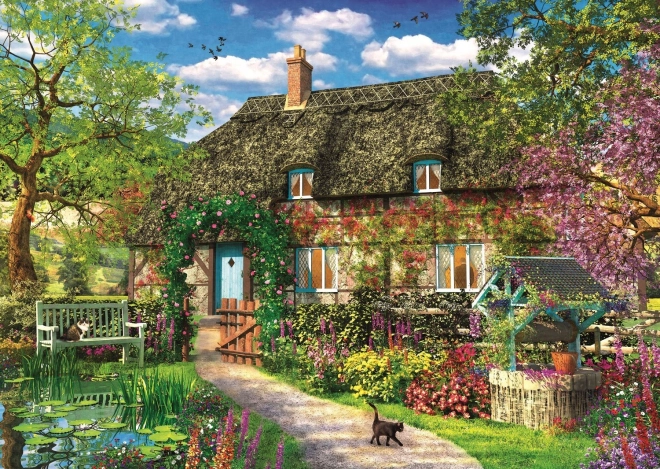 Puzzel 2000 stukjes - Dorpshuisje