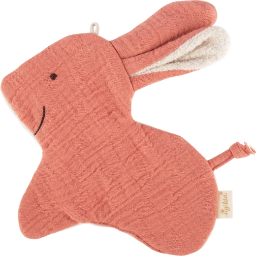 Sigikid mousseline konijntje – knuffeldoekje met knisperfolie