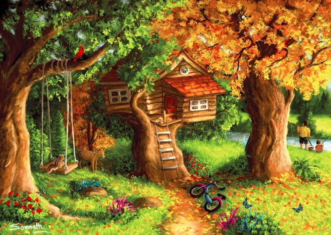 ENJOY Puzzel boomhut 1000 stukjes