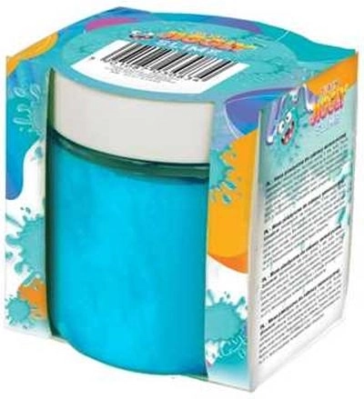 Tubán Jiggly slime parelmoer turquoise 100 g