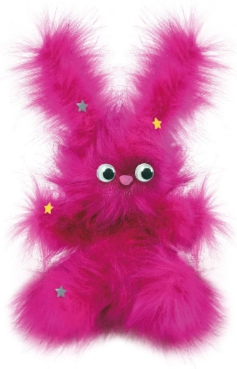 Creatieve set Crazy Fuzzy – harig springkonijntje