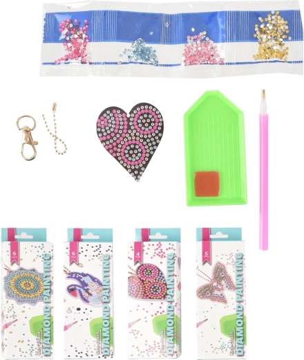 Creatieve set diamond painting sleutelhanger UH