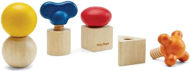 PlanToys Moeren en schroeven II