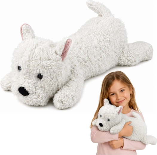Pluchen hond West Highland wit 40 cm - 1 stuk
