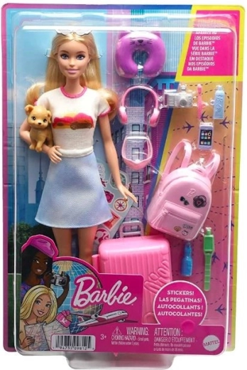 Barbie reisset met accessoires