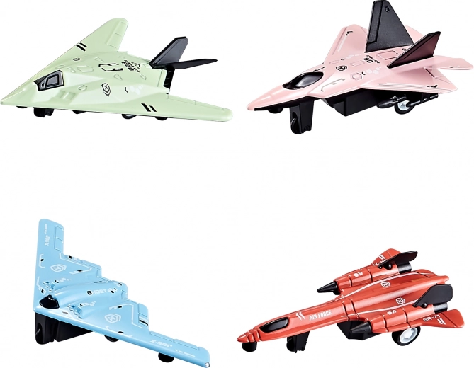 Metalen straaljager met terugtrekmotor 11 cm