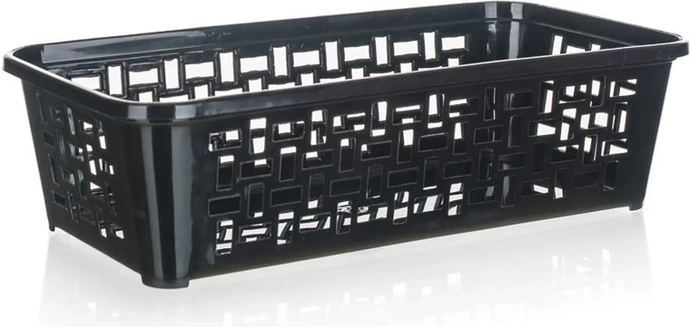 Plastic organiseringsmand 19 × 9,7 × 5 cm, mix van kleuren