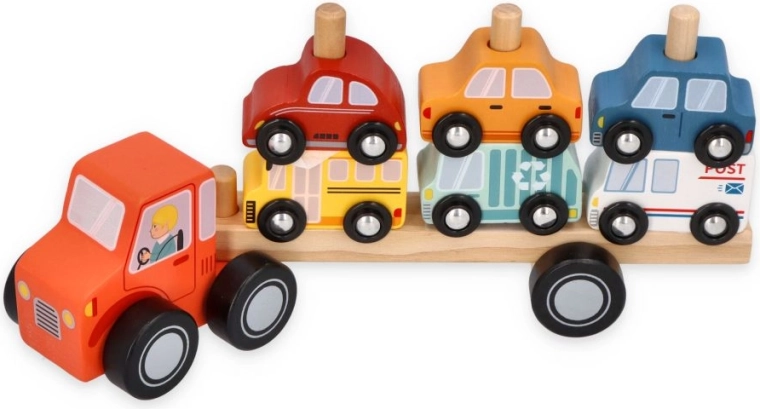 Adam Toys grote takelwagen met autootjes