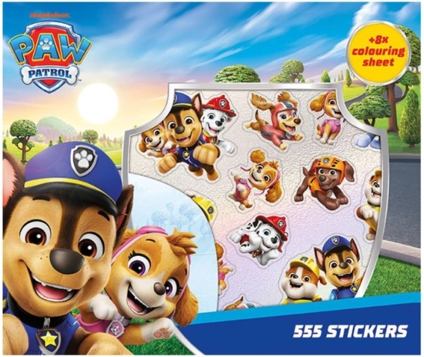 555 stickers Paw Patrol