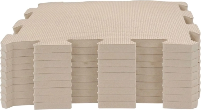 NIDO NIDO schuim speelmat puzzle sandstone (9 delen)