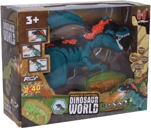 Afstandsbedienbare dinosaurus met effecten 30 cm
