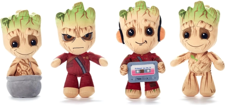 Marvel Baby Groot pluchen figuur 28 cm (mix van 4 varianten) - 1 stuk