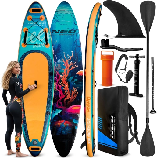 Opblaasbaar paddleboard Aquasurf 10'6 met accessoires