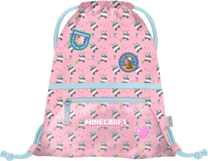 Zak voor gymschoenen met zak MINECRAFT Panda