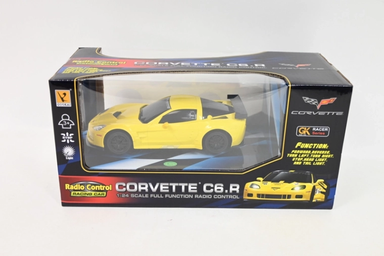 RC-auto Corvetta geel