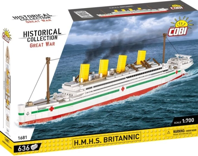 Bouwset HMHS BRITANNIC 1:700 – 636 onderdelen van COBI