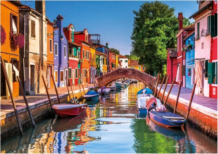Educa puzzel Burano, Italië – 3000 stukjes
