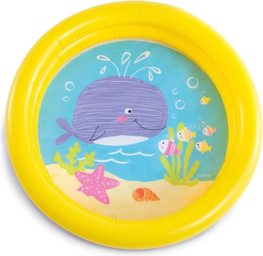 Opblaasbaar kinderbadje met diertjes 61 × 15 cm Intex