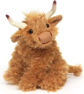 Eco-vriendelijke pluchen koetje 10 cm - 1 stuk
