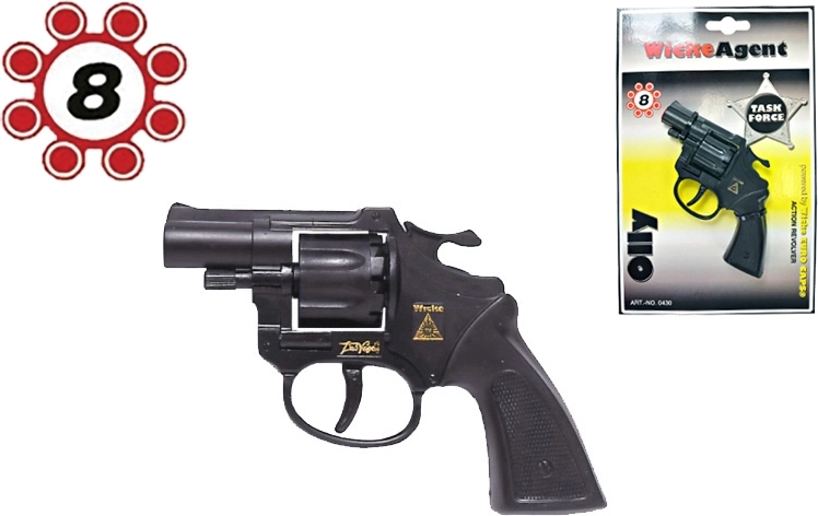 Klappertjespistool Olly 13 cm voor 8-schots klappertjes