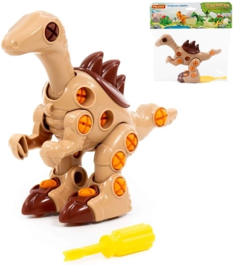 Bouwset dinosaurus – velociraptor, 36 onderdelen