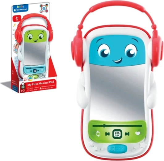 Pratende Baby DJ – muzikale console met lichtjes en spiegeltje