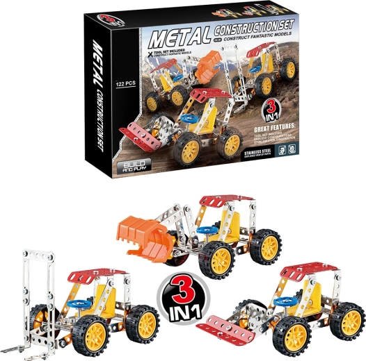 Metalen bouwset landbouwmachines, 122 onderdelen