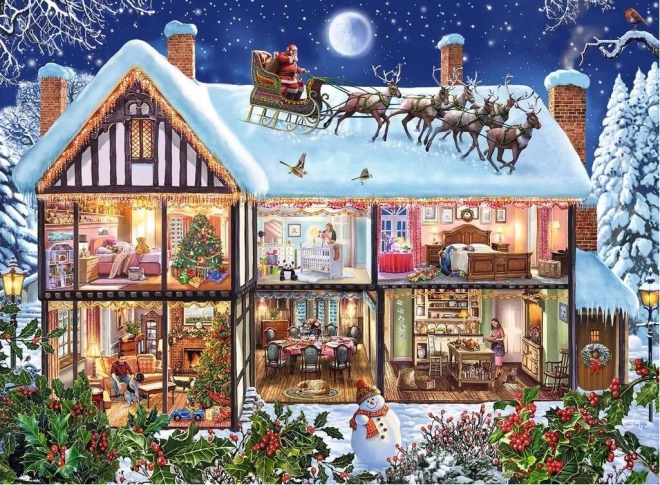 Ravensburger puzzel Kerstmis thuis 100 stukjes