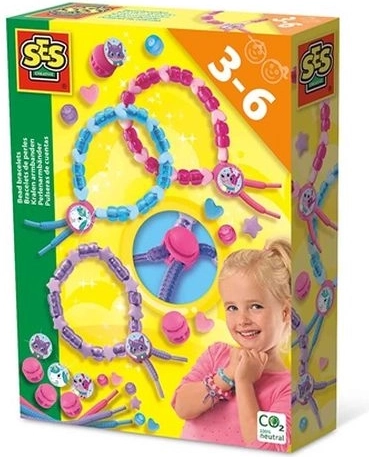 SES Creative armbandjes van kralen – sieradenmaakset voor kinderen