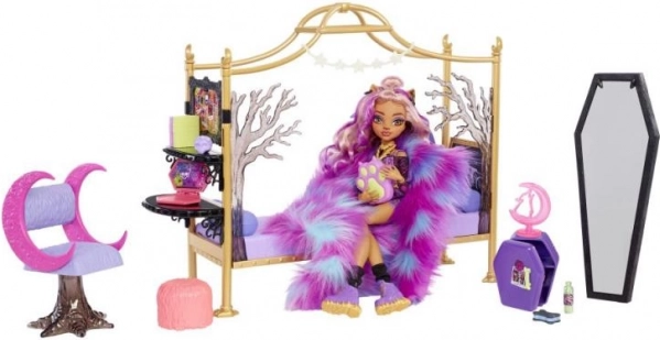 Slaapkamermeubilair Monster High Clawdeen Wolf met accessoires