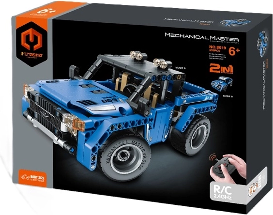 iM.Master RC bouwset 2-in-1 – op afstand bestuurbare pick-up (353 onderdelen), blauw