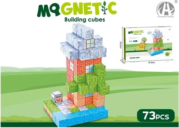 Magnetische bouwset Madej, 73 onderdelen