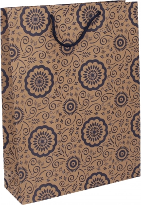 Cadeautas kraft L 27,5 × 36,5 × 9 cm