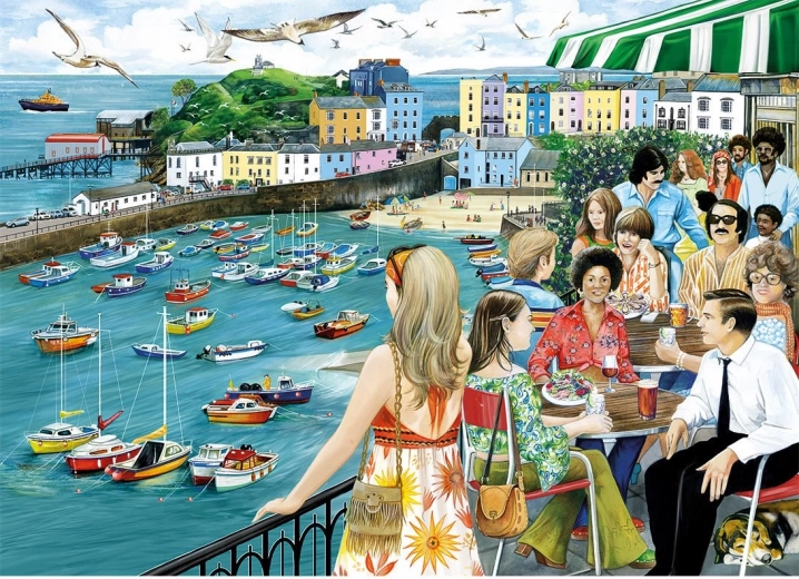 Puzzel Diner in Tenby 1000 stukjes
