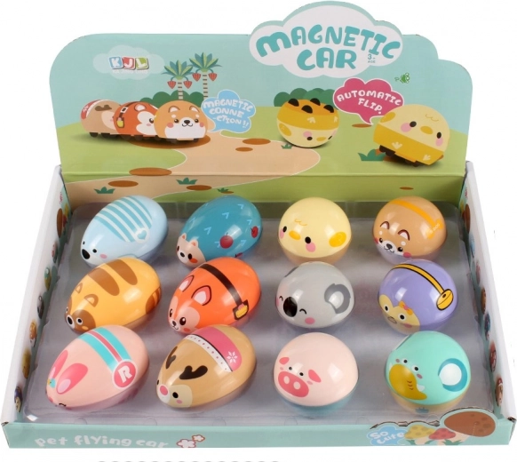 Dier op wieltjes met opwind-aandrijving