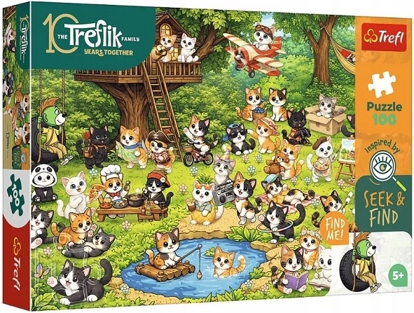 Trefl seek and find puzzel Koci wereld 100 stukjes