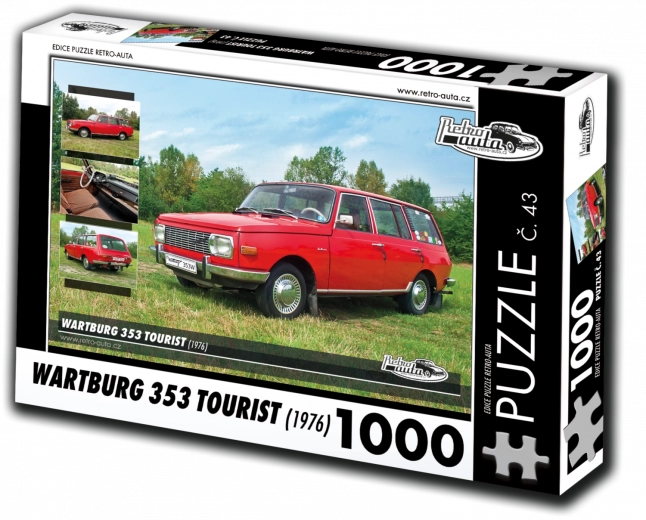 Puzzel Retro-auto’s Wartburg 353 Tourist (1976) – 1000 stukjes