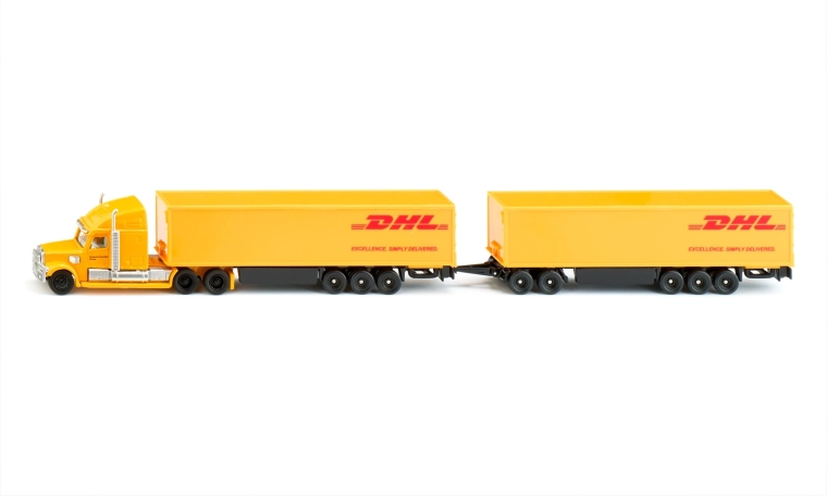 Siku Super vrachtwagen met aanhanger 1:87