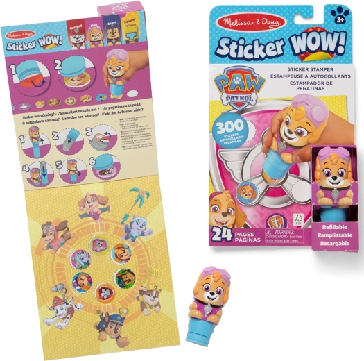 Melissa & Doug Sticker Wow! Paw Patrol Skye – stickertempel en opdrachtenboekje