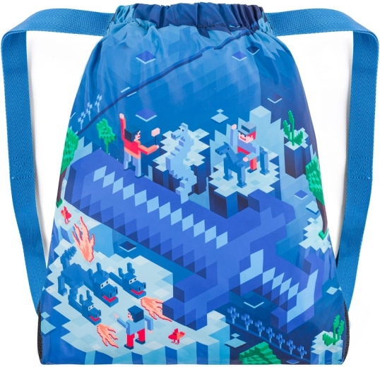 Bagmaster schoolzakje voor pantoffels en gym alfa 21 b ruitjes