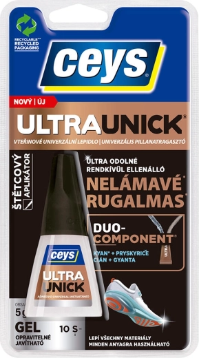 Secondelijm ULTRAUNICK gel met kwastje 5 g