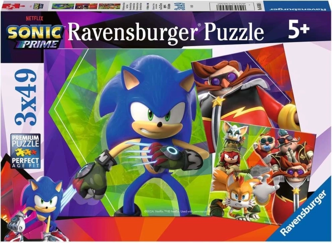 Puzzel Sonic Prime 3x49 stukjes